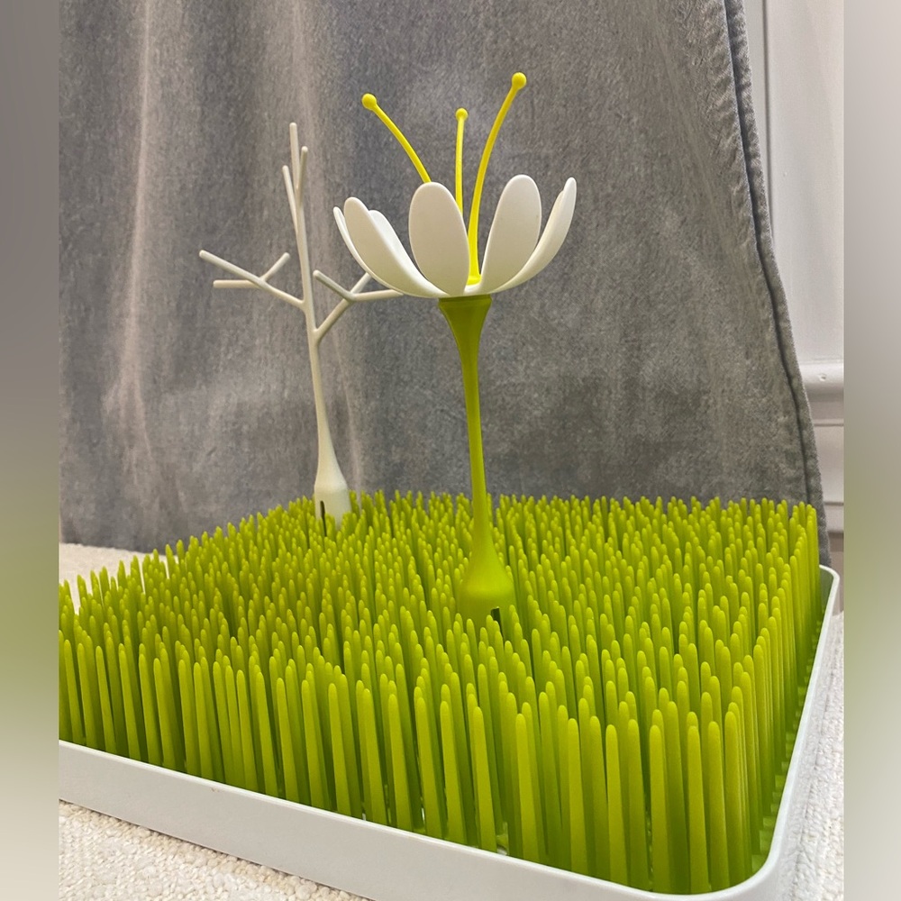 Boon Lawn Bottle Drying Rack with Boon Twig & Stem parts drying accessories